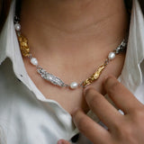 The Aurora Mixed-Metal Necklace