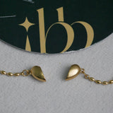 Magnetic Front-Closure Heart Necklace