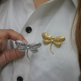 The Hammered Dragonfly Brooch
