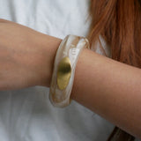 Luna Oval Resin Cuff