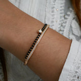 Crystal Heart Mangalsutra Cuff