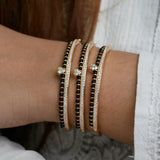 Crystal Heart Mangalsutra Cuff