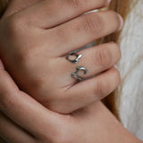 Molten Silver Ring