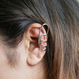 Silver Sculpt Earcuff