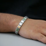 Brazil Flag Italian Bracelet
