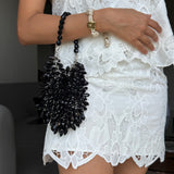 Pop Black Crystal On Cue Bag