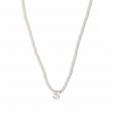 Sparkle Beaded Initial Necklace