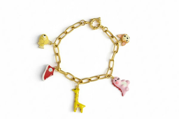 Create your own colourful charm bracelet