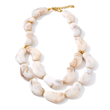 Moonstone Wave Necklace