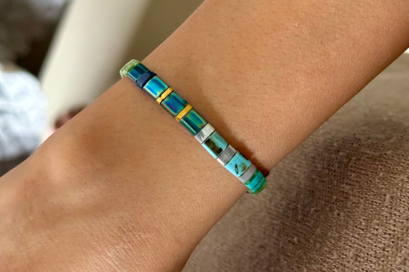 Feather Glory Tila Bracelet