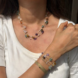Three way stone Magnetic necklace/bracelet