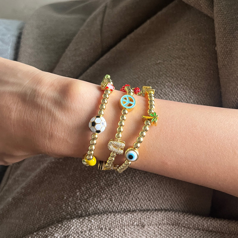 Gold Pop Charm Bracelet
