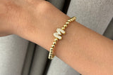Gold Pop Initial Bracelet