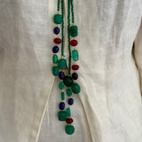 Jade Green Double Line Lariat