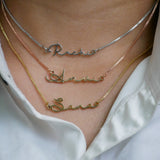 Personalized Cursive Name Necklace
