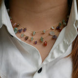 Pastel Stones Magnetic Necklace