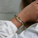 Mom & Mama Beaded Mini Bubble Name Bracelet