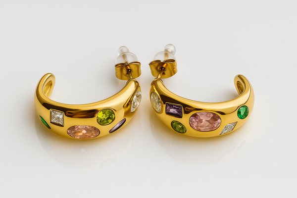 Gold Palette Earrings