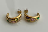 Gold Palette Earrings