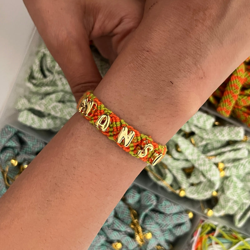 Personalised Name Woven Bracelet