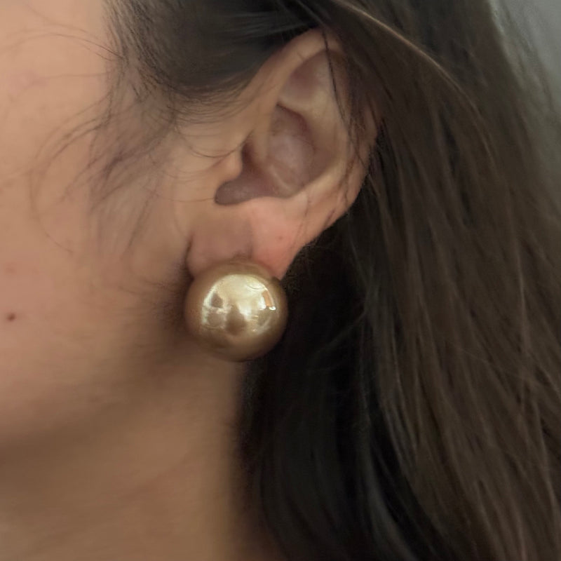 Oversized Pearl Earrings