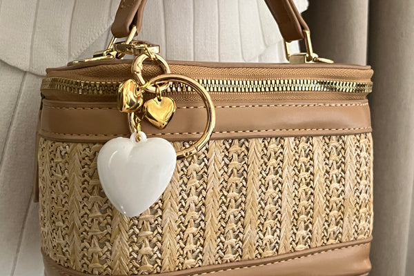 Moonkissed Heart Bag Charm