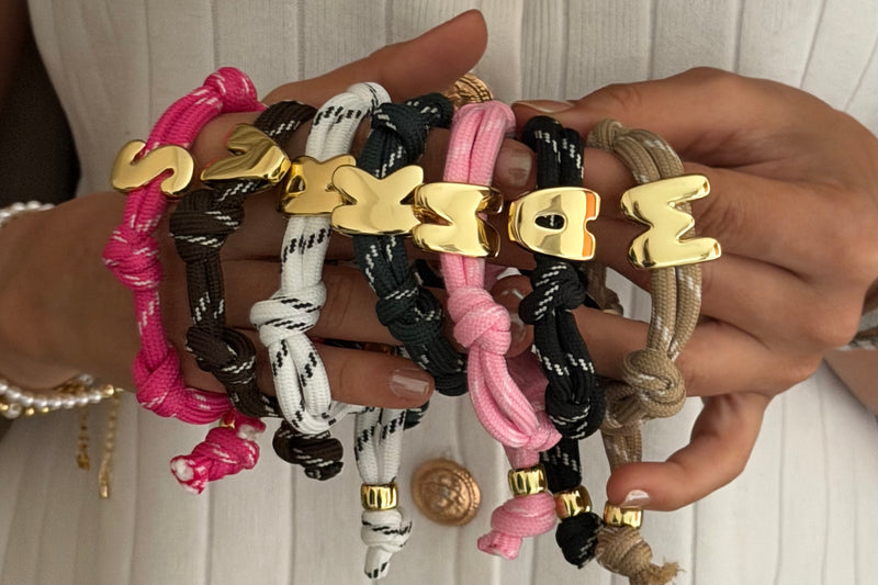 Bold Initial Braid Bracelet