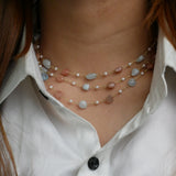 Ocean Petal Magnetic Necklace