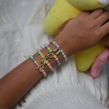 Colorful Initial Kids Bracelet