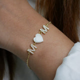 Mom & Mama Sparkle Love Bracelet