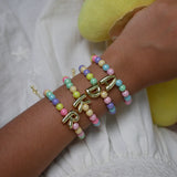 Colorful Initial Kids Bracelet