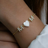 Mom & Mama Sparkle Love Bracelet