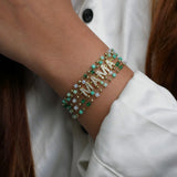 Mom & Mama Jade Green Magnetic Bracelet