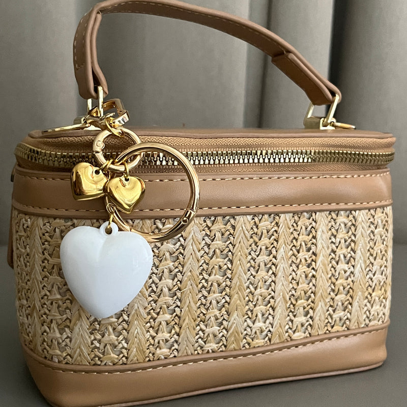 Moonkissed Heart Bag Charm