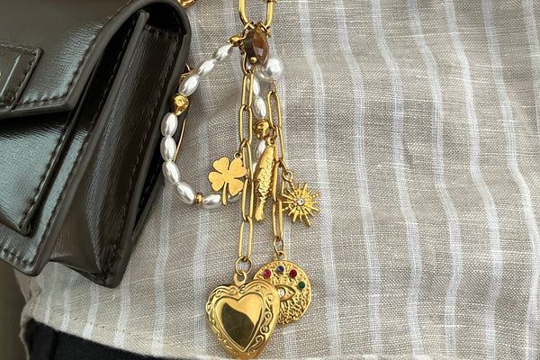 Stacked Fortune Bag Charm