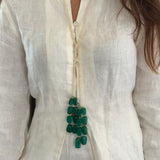 White Jade Green Signature Double Lariat
