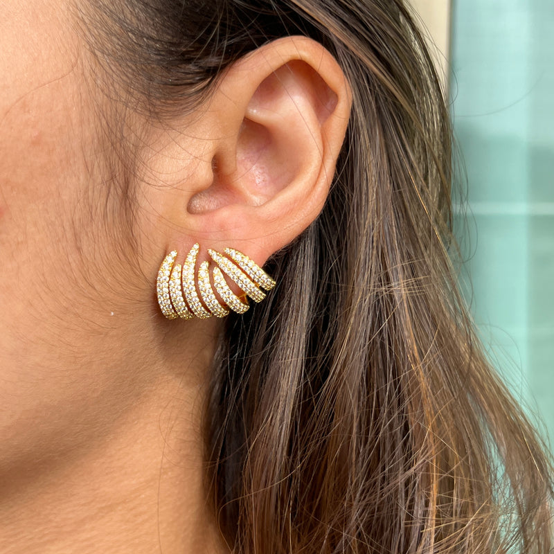 Cuff Illusion Earrings