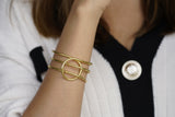 Spaced out statement bracelet