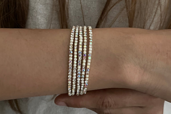 Luna Frost Confetti Bracelets - Set of 5