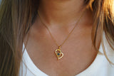 Je t'aime Heart Necklace