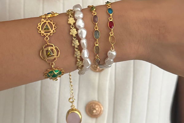 Prism Cluster Wrap Bracelet ( Due to high demand ships after 5 days)