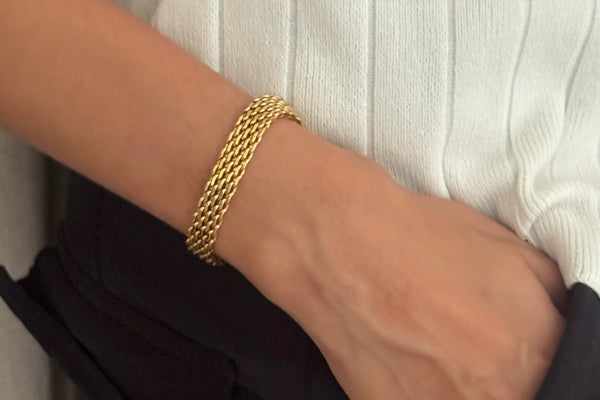 Gold Mesh Bracelet