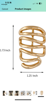 Irregular Wave Hair Pin