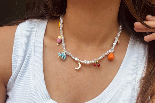 Personalised Island Charm Choker