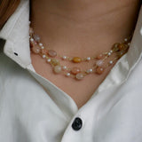 Golden Mocha Magnetic Necklace