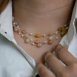 Golden Mocha Magnetic Necklace