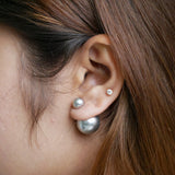 Front-Back Pearl Earrings