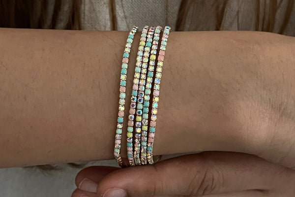 Luna Pastels Confetti Bracelets - Set of 5