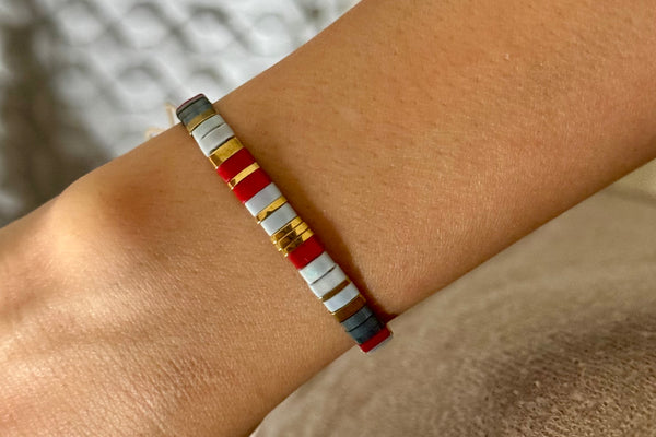 Blushed Flame Tila Bracelet