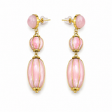 Vintage Glaze Tiered Drop Earrings